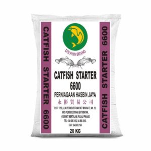 Dedak Makanan Ikan Air Tawar 6600 Permulaan / Floating Freshwater Fish Feed | Hasbin Jaya | 20Kg