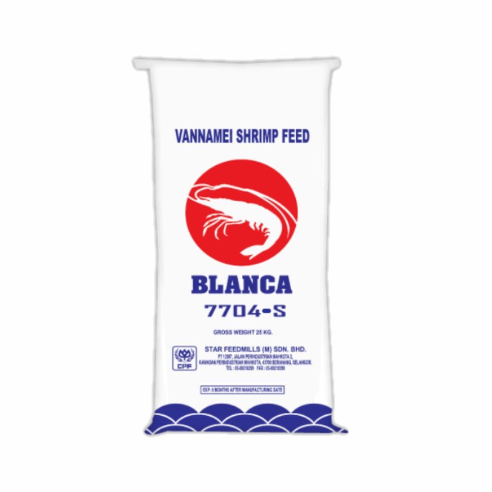 Dedak Makanan Udang Putih 7704S / Shrimp Feed | Star Feedmills | 25Kg