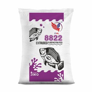 Dedak Makanan Ikan Air Tawar 8822 Pembesaran / Floating Freshwater Fish Feed | HL Feedmills | 20Kg