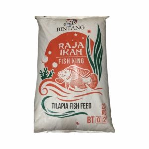 Dedak Makanan Ikan Air Tawar BT02 Pembesaran / Floating Freshwater Fish Feed | Raja Ikan Bintang | 20Kg