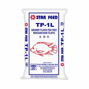 Dedak Makanan Ikan Air Tawar TP-1L Pembesaran / Floating Freshwater Fish Feed | Star Feedmills | 20Kg