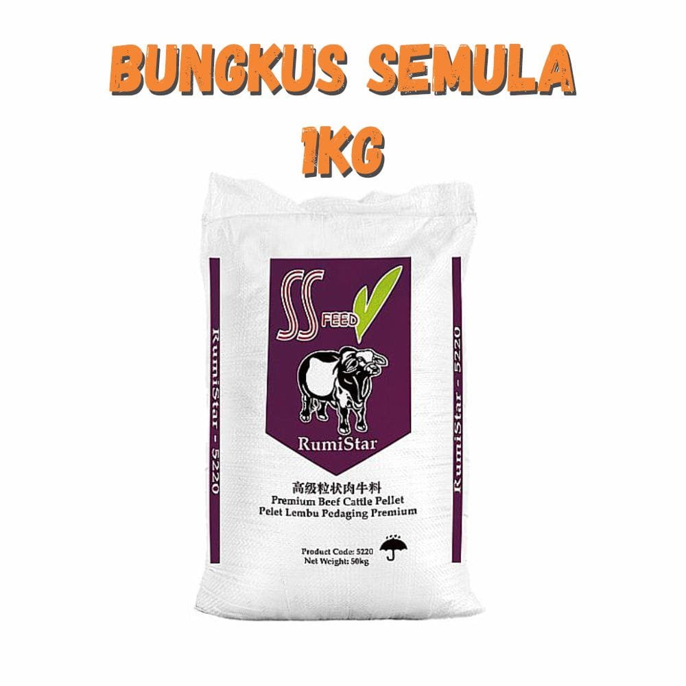 Dedak Makanan Lembu Rumistar 5220 / Cattle Feed | Soon Soon | Repack 1Kg
