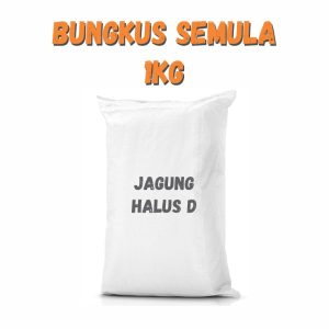 Makanan Bijirin Jagung D Halus | Fine Corn Meal | Repack 1Kg