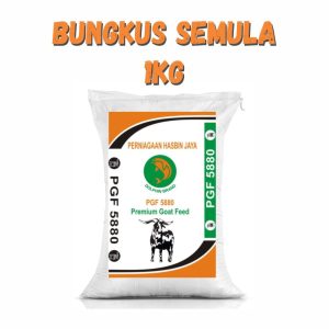 Dedak Makanan Kambing PGF 5880 / Goat Feed | Hasbin Jaya | Repack 1Kg