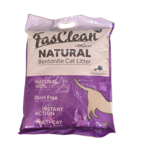 Pasir Kucing FasClean Natural Bentonite Lavender / FasClean Natural Bentonite Lavender | 10L