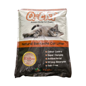 Pasir Kucing Q-Cat Kopi / Q-Cat Cat Litter Coffee | 10L