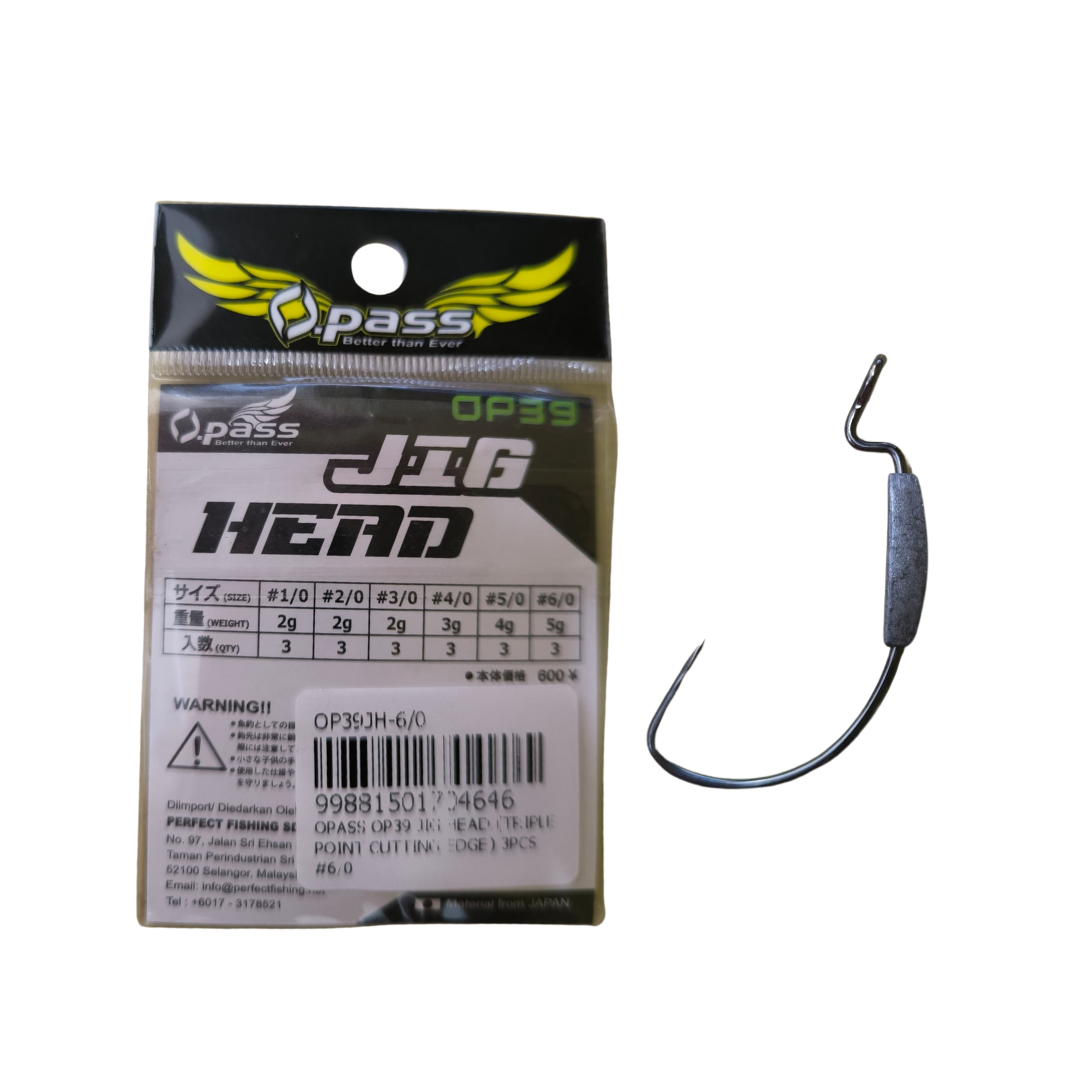 Mata Kail Jig Head / Opass Triple Point Cutting Edge