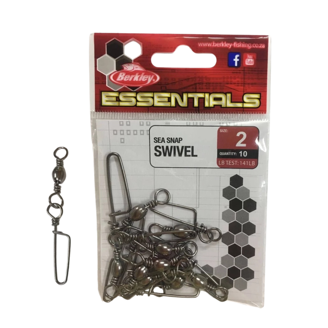 Aksesori Pancing / BERKLEY Essentials Sea Snap Swivel