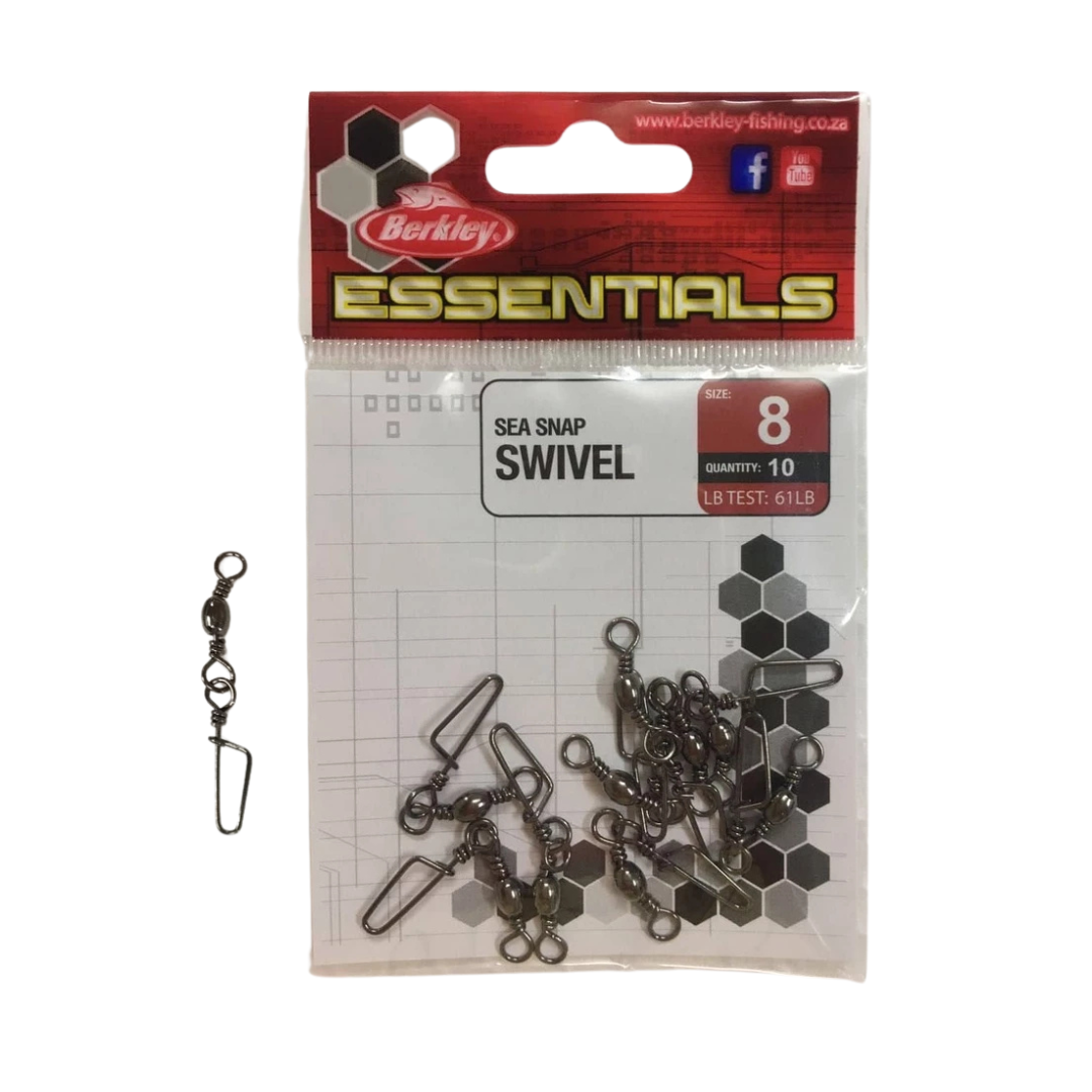 Aksesori Pancing / BERKLEY Essentials Sea Snap Swivel